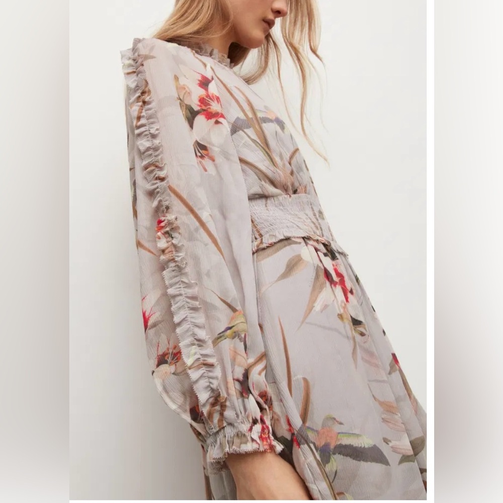 ALL SAINTS  Thallo Kuroyuri-Print Woven Mini Dress - Picture 11 of 16